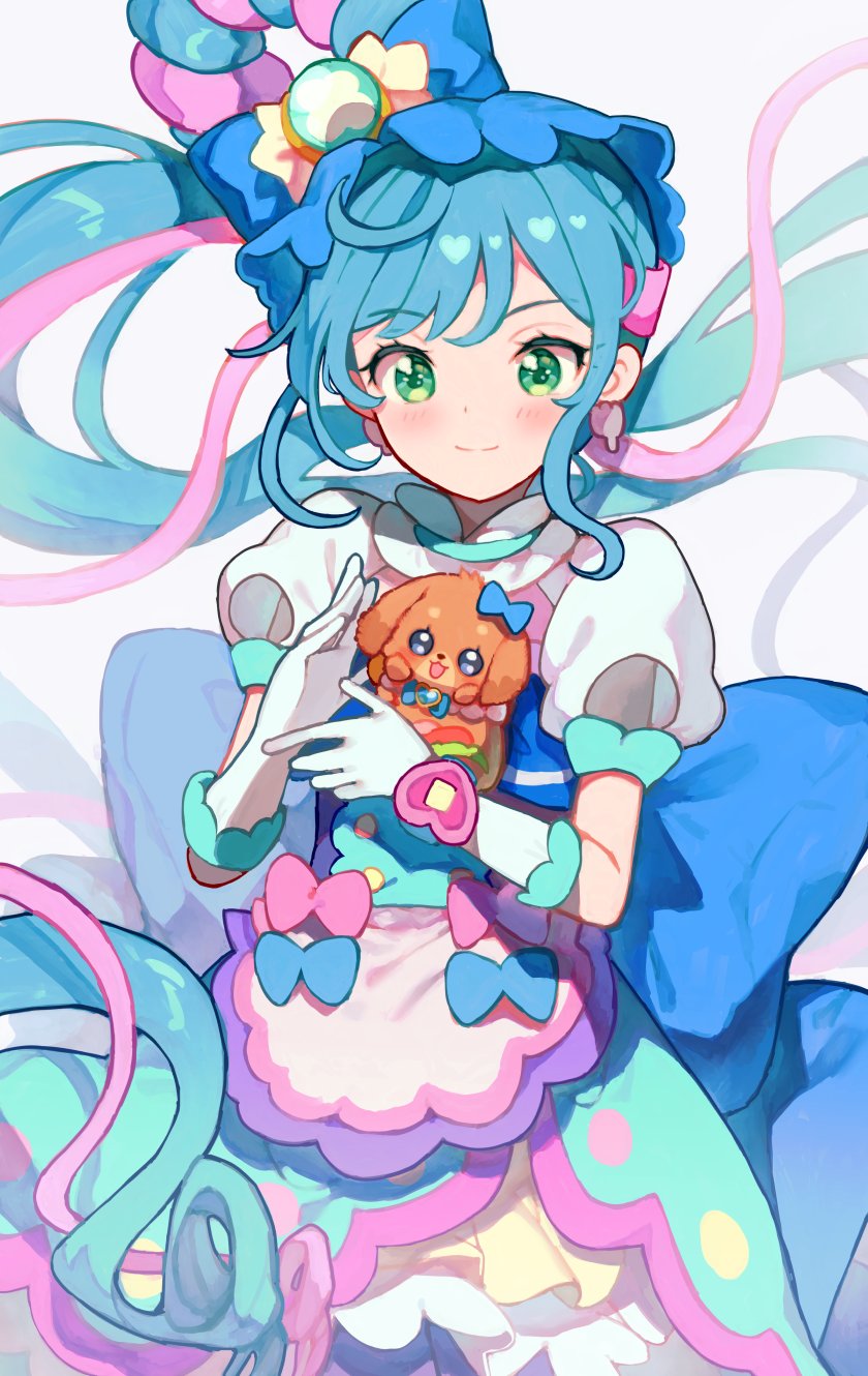 fuwa kokone, pam-pam, and cure spicy (precure and 1 more) drawn by kannagi6