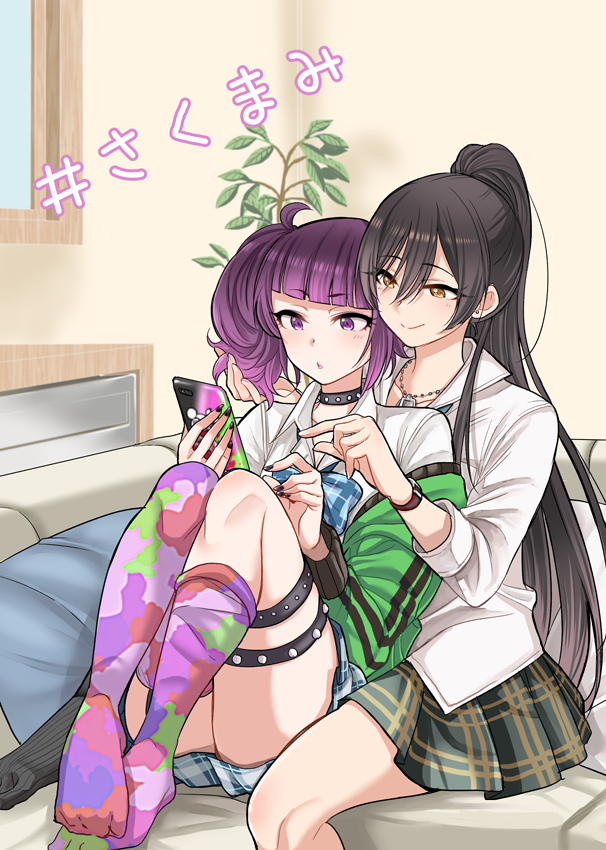 shirase sakuya and tanaka mamimi (idolmaster and 1 more) drawn by takeshisu