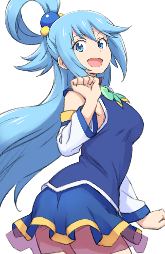 aqua (kono subarashii sekai ni shukufuku wo!) drawn by iguchi_(strawmat)
