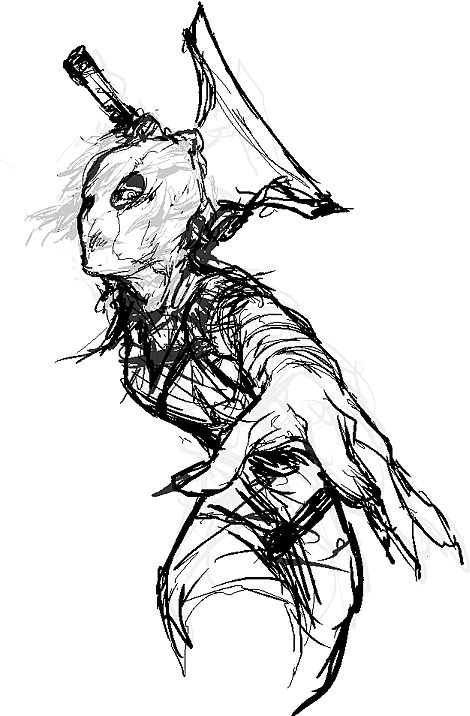 executioner miralda (demon's souls) drawn by soft_men