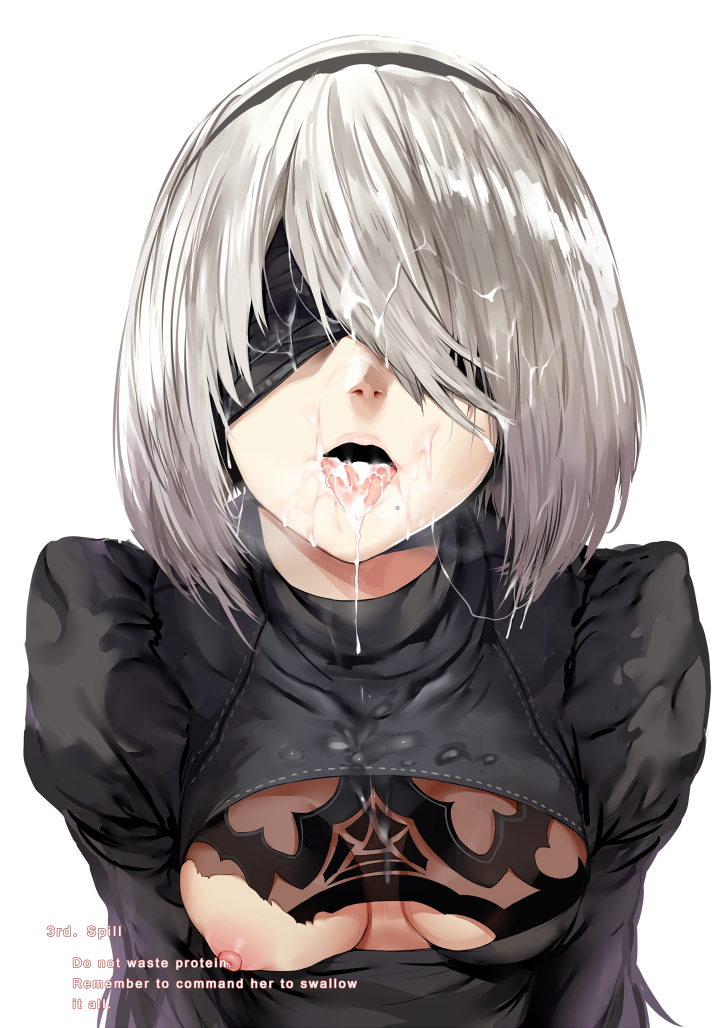 2b (nier and 1 more) drawn by hews