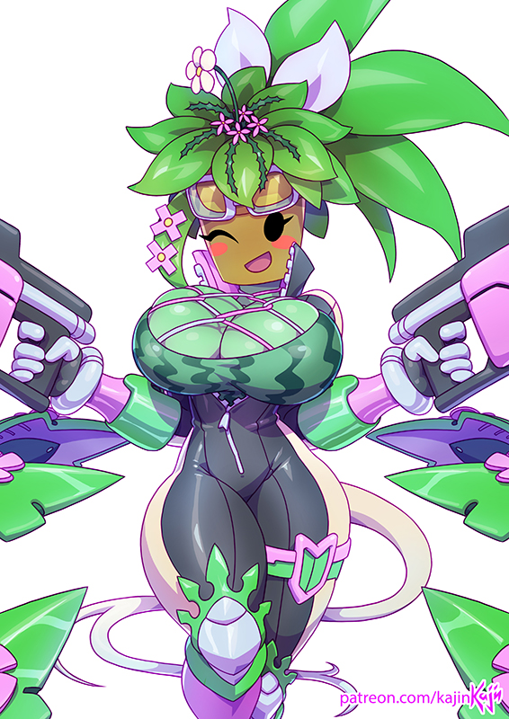 kanna (blaster master zero and 1 more) drawn by kajin_(kajinman)