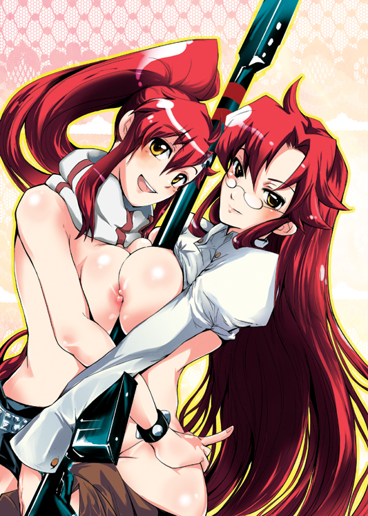 yoko littner and yomako (tengen toppa gurren lagann) drawn by soyoking