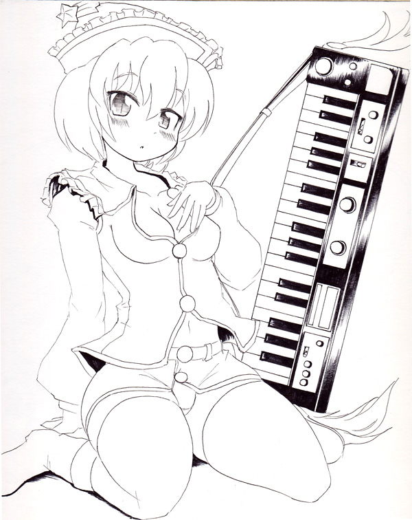 lyrica prismriver (touhou) drawn by okiraku_nikku