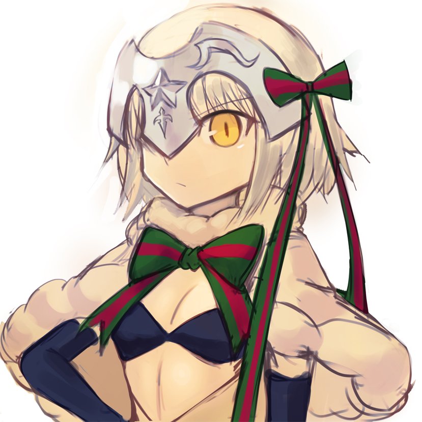 jeanne d'arc alter santa lily (fate and 1 more) drawn by sookmo