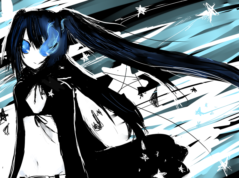 black rock shooter (black rock shooter) drawn by kei_(pixiv47157)