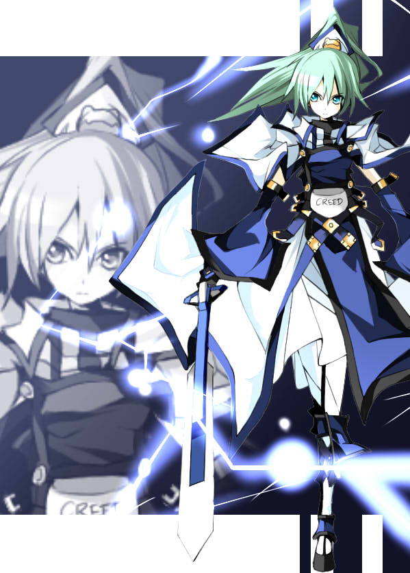 kochiya sanae and ky kiske (touhou and 1 more) drawn by shiki_(gjmatpw)