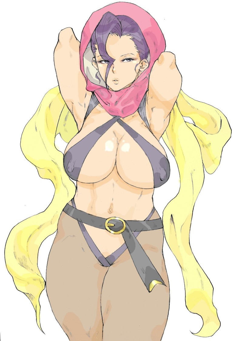 rose (street fighter and 1 more) drawn by kyuraa_(kyura9een)