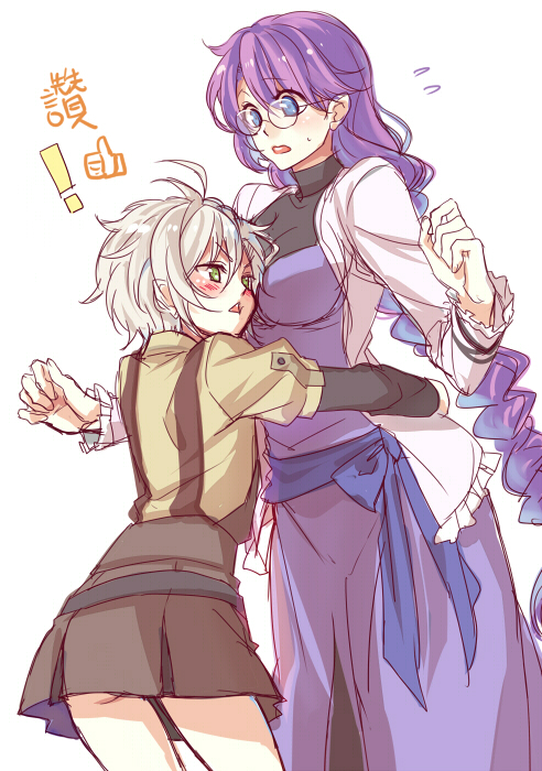 fie claussell and emma millstein (eiyuu densetsu and 2 more) drawn by achan_(blue_semi)