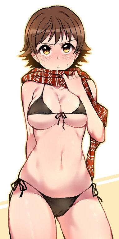 honda mio (idolmaster and 1 more) drawn by jp06