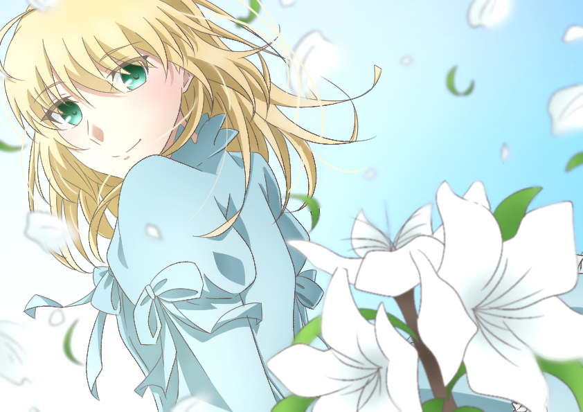 artoria pendragon and saber (fate and 1 more) drawn by user_uhxx8882