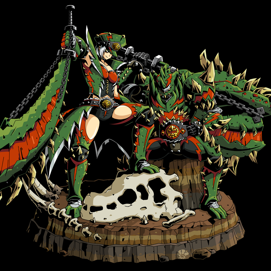 Monster Hunter And Deviljho Monster Hunter And 1 More Drawn By K Kumahachi Danbooru