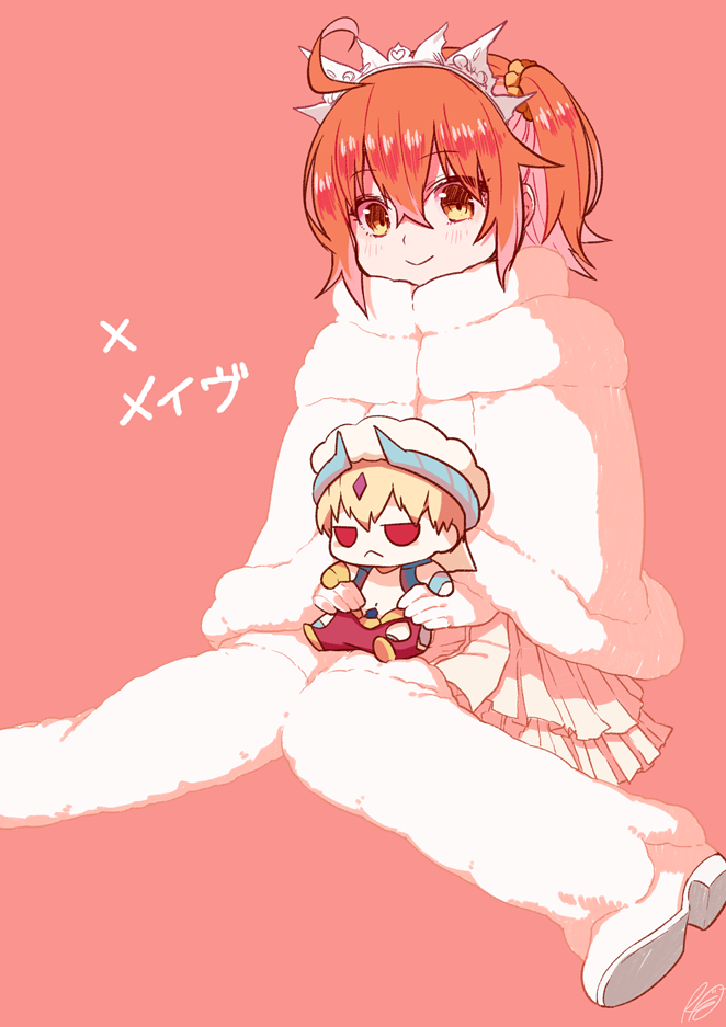 fujimaru ritsuka, medb, and gilgamesh (fate and 1 more) drawn by rkp
