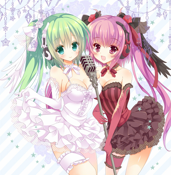 mizushiro celica and kitami erika (bemani and 2 more) drawn by hinata_momo