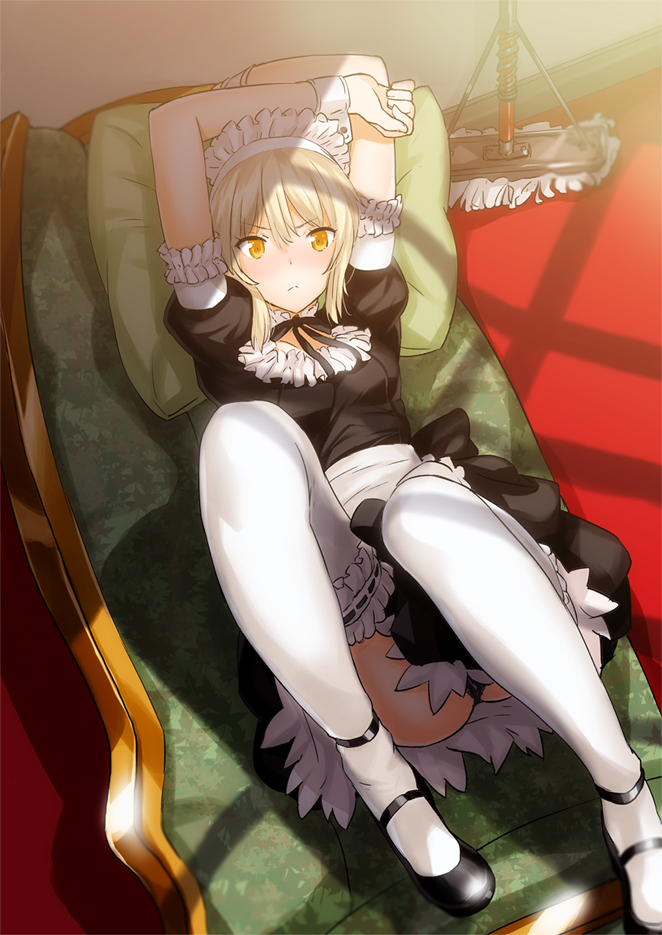 artoria pendragon and saber alter (fate and 2 more) drawn by saitou_masatsugu