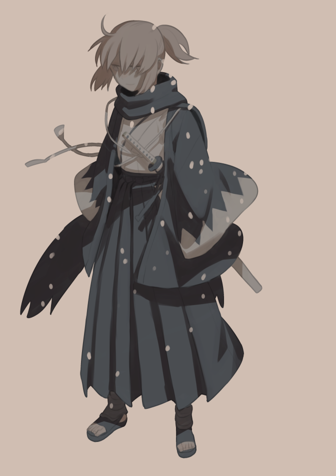 okita souji (fate and 1 more) drawn by ooba
