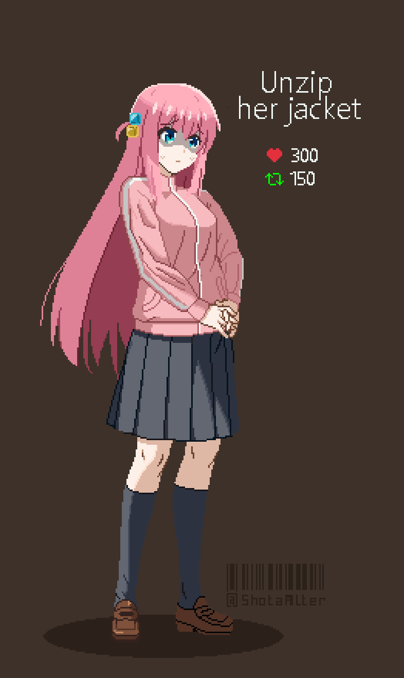 gotoh hitori (bocchi the rock!) drawn by shotaalter