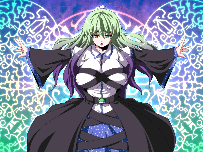kochiya sanae and hijiri byakuren (touhou) drawn by fal_(falketto)