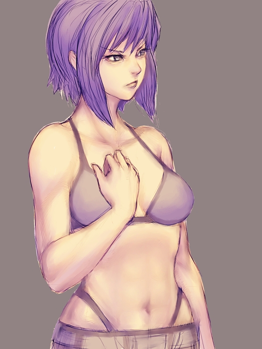kusanagi motoko (ghost in the shell) drawn by fumio_(rsqkr)