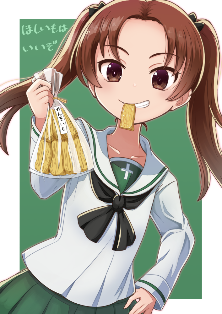kadotani anzu (girls und panzer) drawn by yuki_shiro