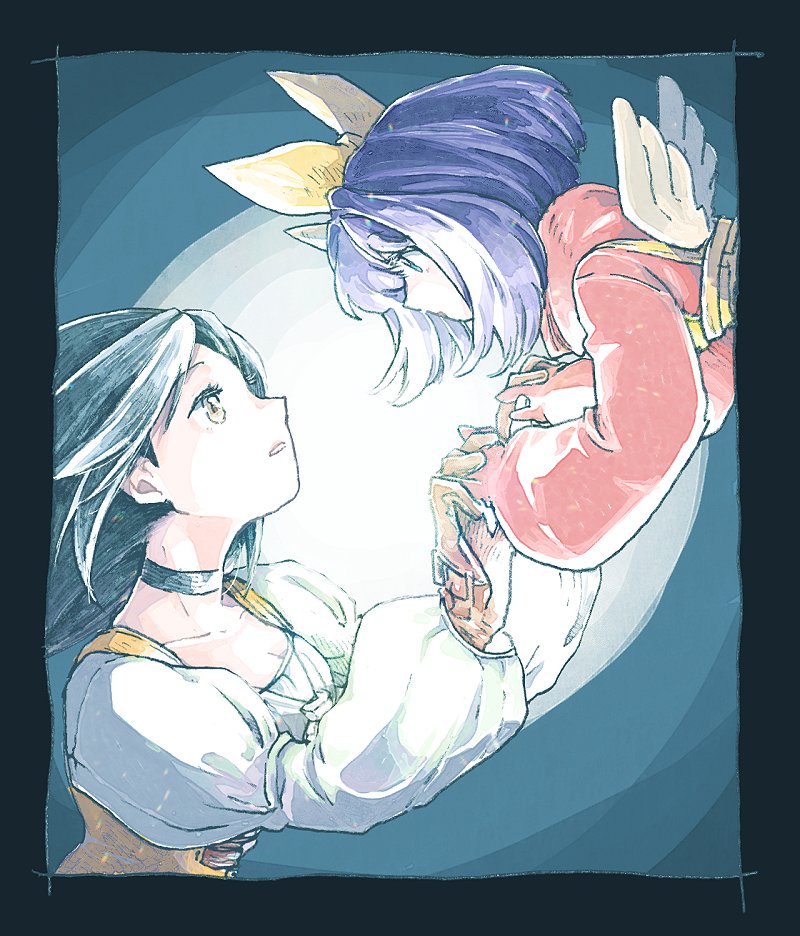 garnet til alexandros xvii and eiko carol (final fantasy and 1 more) drawn by michibata_65