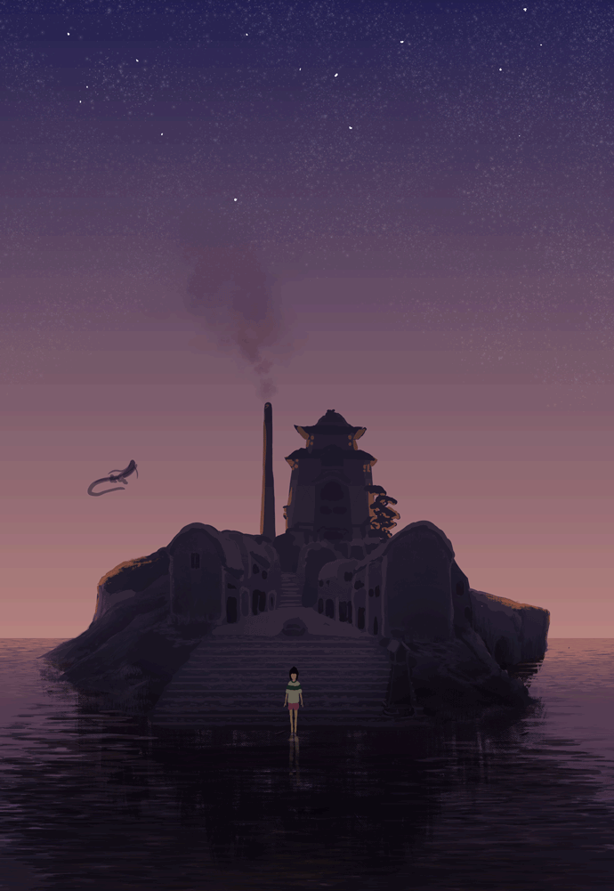 ogino chihiro (sen to chihiro no kamikakushi) drawn by lia_marin