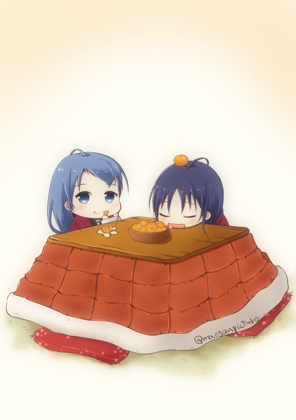 samidare and suzukaze (kantai collection) drawn by mae_(maesanpicture)