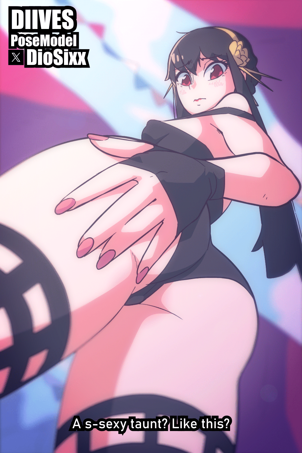 yor briar (street fighter and 2 more) drawn by diives