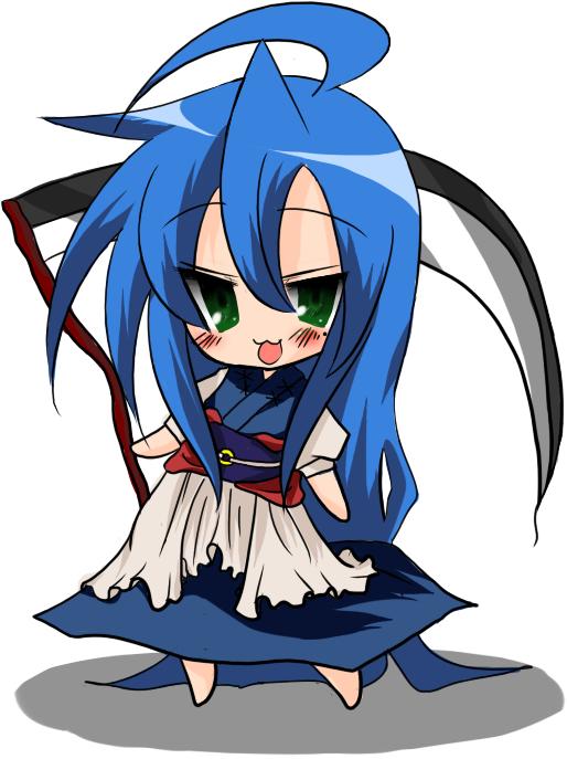 onozuka komachi and izumi konata (touhou and 1 more) drawn by buuwa