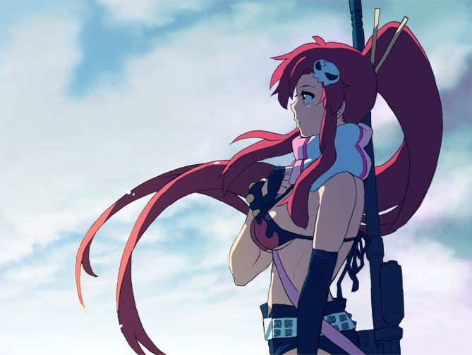 yoko littner (tengen toppa gurren lagann) drawn by quareal