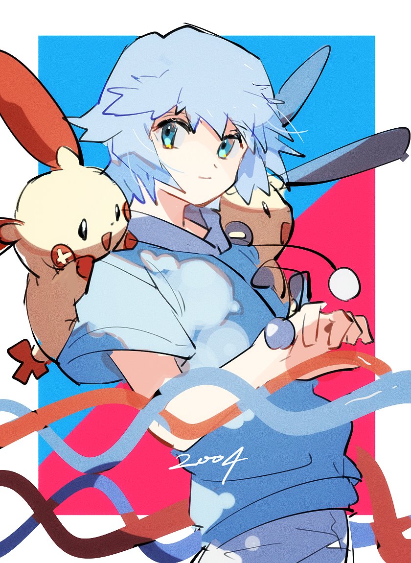 minun, plusle, and tory lund (pokemon and 2 more) drawn by 21c