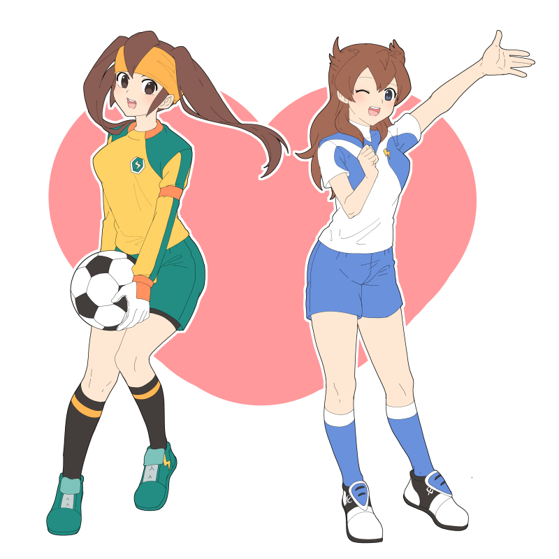 matsukaze tenma and endou mamoru (inazuma eleven go and 1 more) drawn by t_(toddy_t)