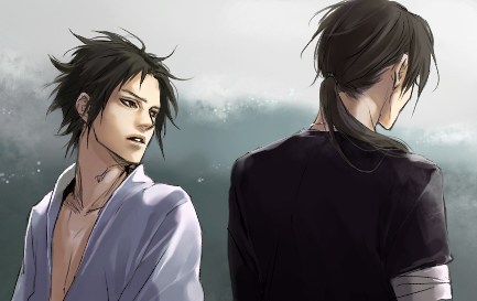 uchiha sasuke and uchiha itachi (naruto) drawn by lily_(artist)