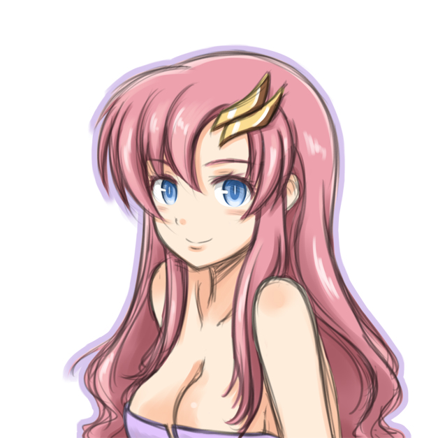 lacus clyne (gundam and 1 more) drawn by mizunashi_sora