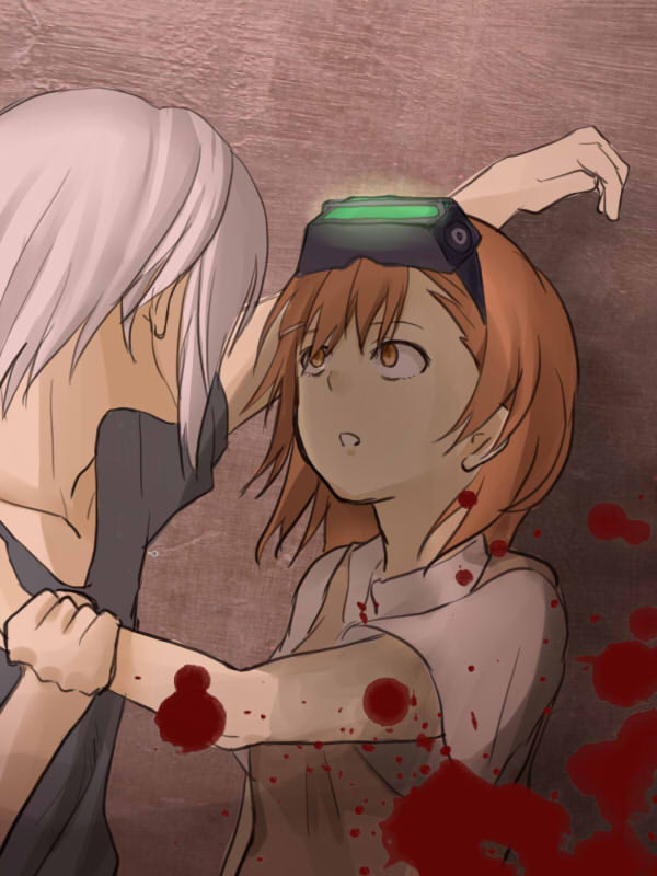 accelerator and misaka imouto (toaru majutsu no index and 1 more) drawn by negiko123123