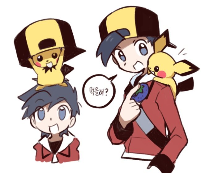 ethan and pichu (pokemon and 1 more) drawn by edlsov3363