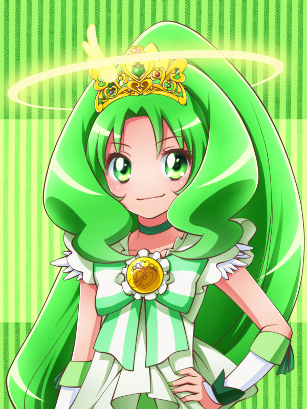 midorikawa nao and cure march (precure and 1 more) drawn by asahi_haru
