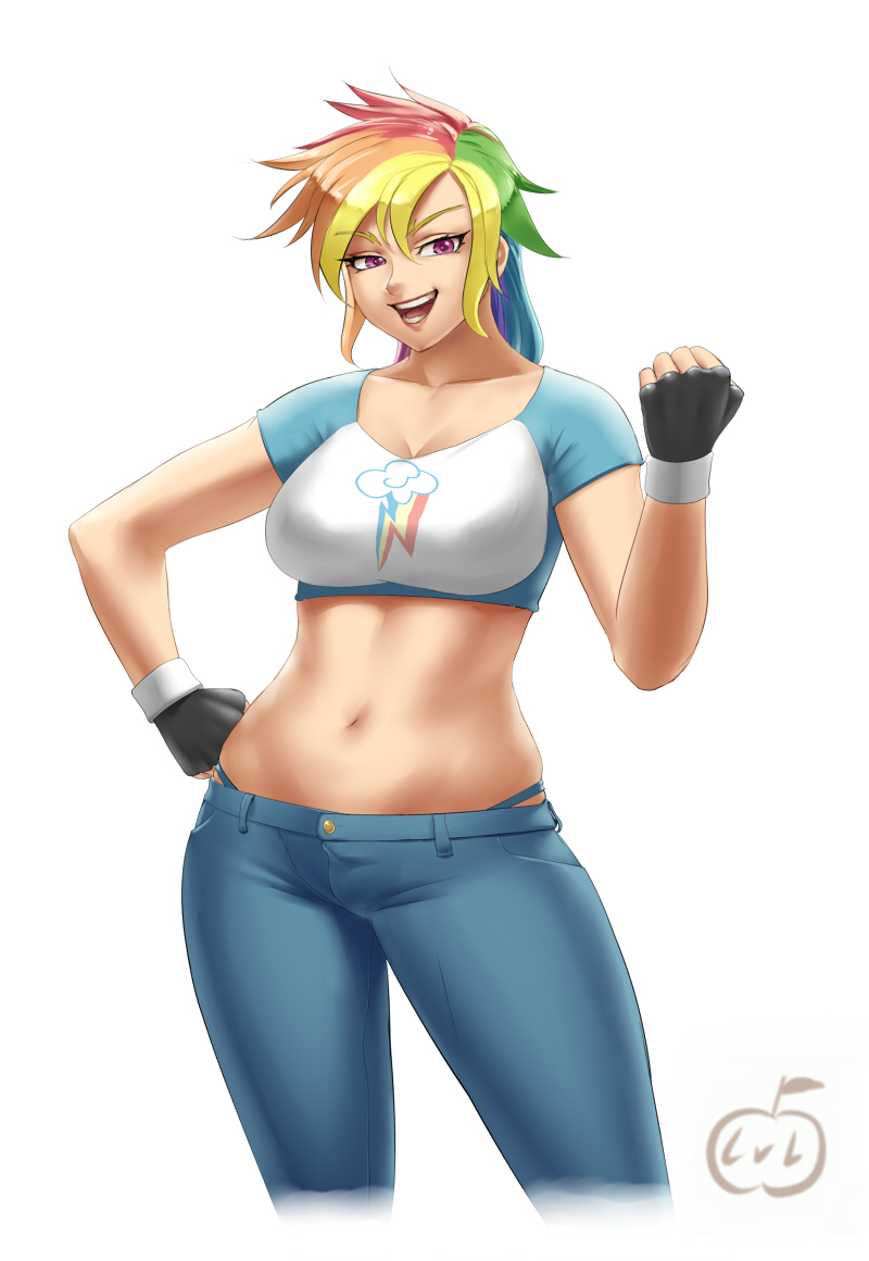 rainbow dash (my little pony and 1 more) drawn by lvl_(sentrythe2310)