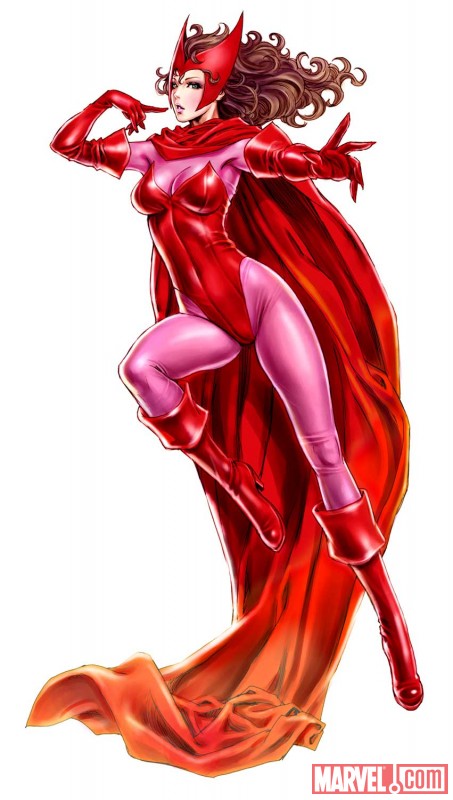 wanda maximoff and scarlet witch (marvel and 2 more) drawn by yamashita_shun'ya