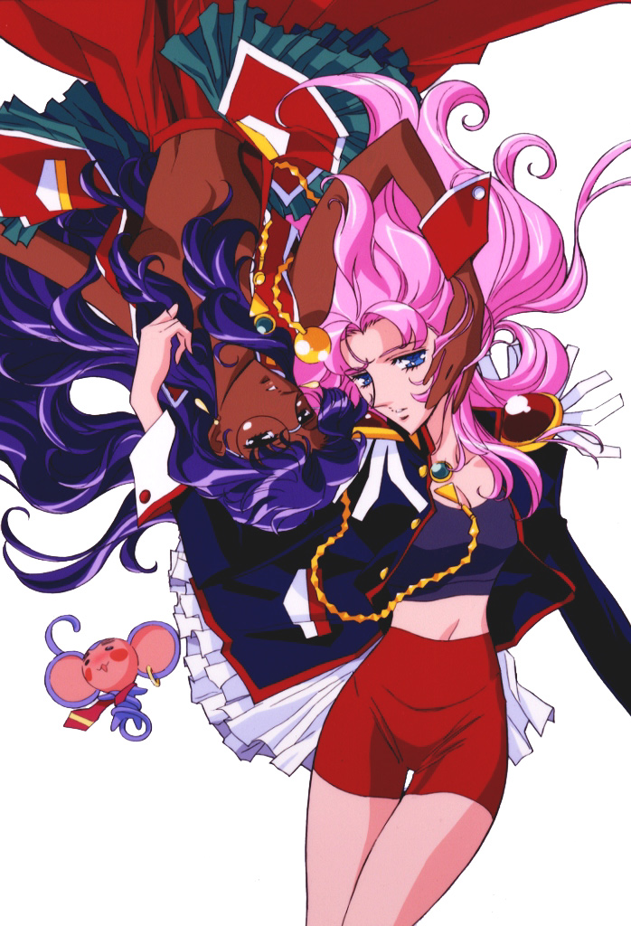 tenjou utena, himemiya anthy, and chu chu (shoujo kakumei utena)