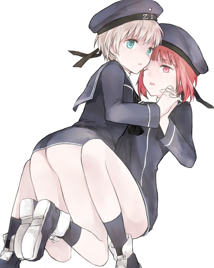 z1 leberecht maass and z3 max schultz (kantai collection) drawn by yueko_(nmyeuk)