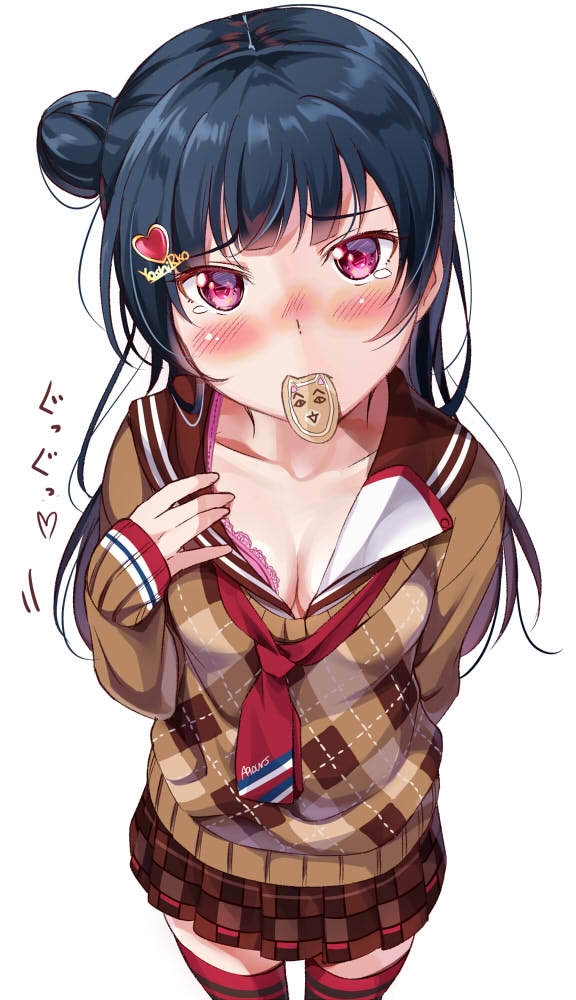 tsushima yoshiko (love live! and 1 more) drawn by tipii