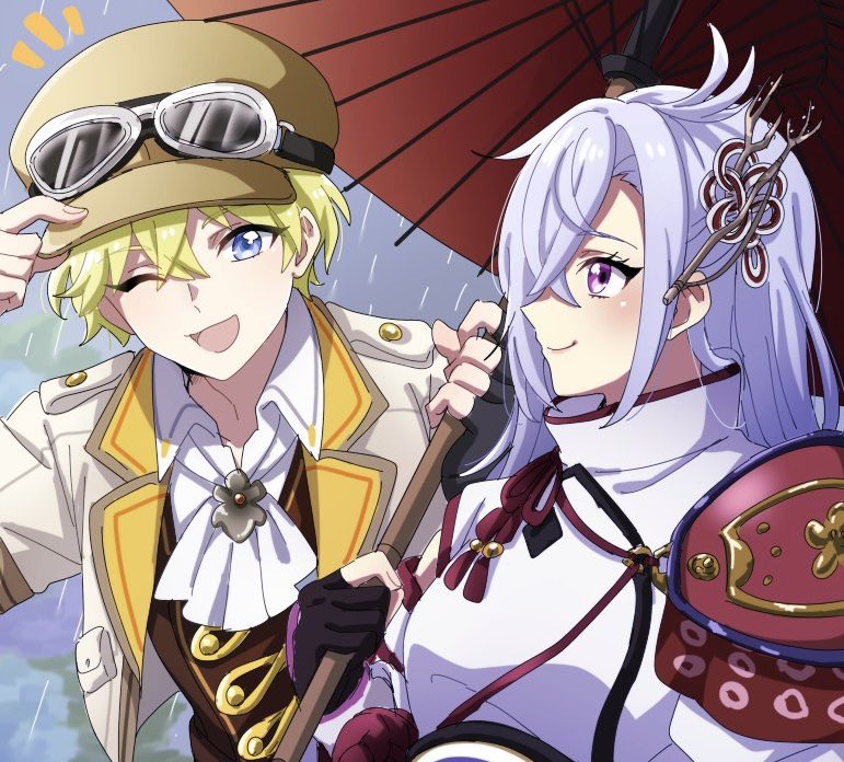kaguya and mauro (rune factory and 1 more) drawn by mikesabi0303