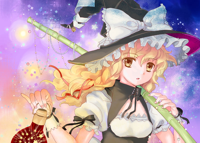 kirisame marisa (touhou and 1 more) drawn by nanami_sano