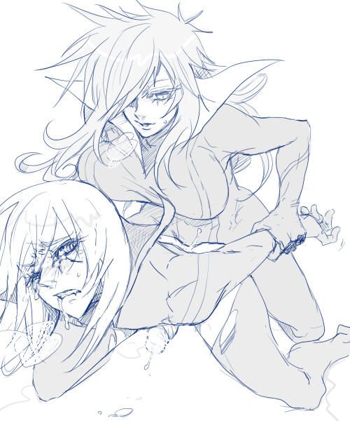 dio and leda (casshern and 1 more) drawn by zuwai_kani