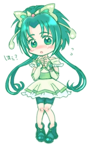akimoto komachi and cure mint (precure and 1 more) drawn by kondo