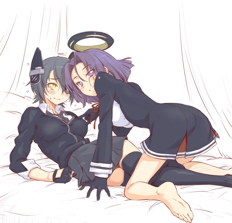 tenryuu and tatsuta (kantai collection) drawn by kazuma_muramasa