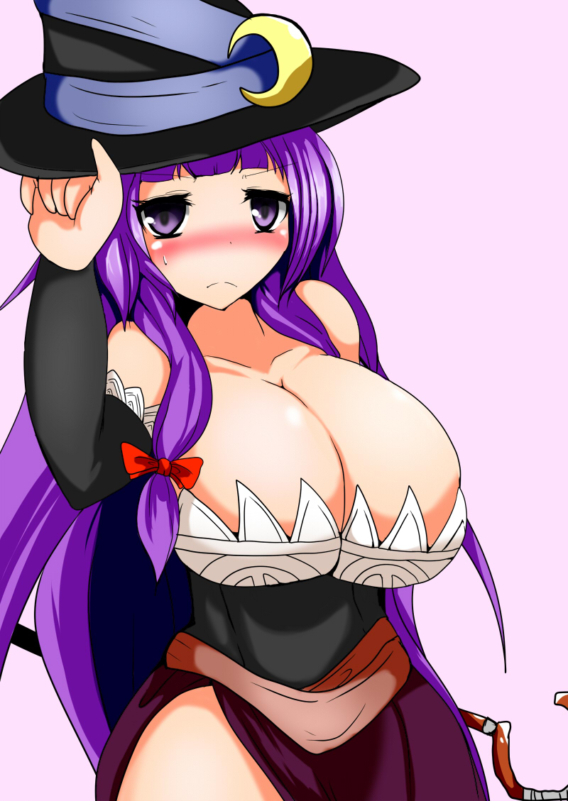 patchouli knowledge and sorceress (touhou and 1 more) drawn by taku_(yakumodaisuki)