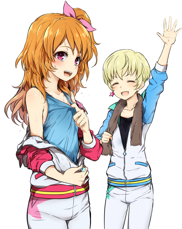 ozora akari and hattori yu (aikatsu!) drawn by minatsuki_randoseru