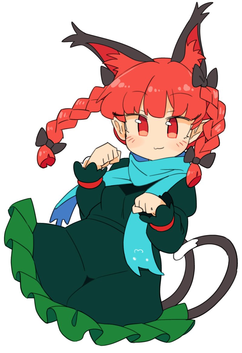 kaenbyou rin (touhou and 1 more) drawn by ini_(inunabe00)